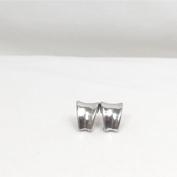 Landau Silver Men's Classic Cuff Links - Picture 1 of 6